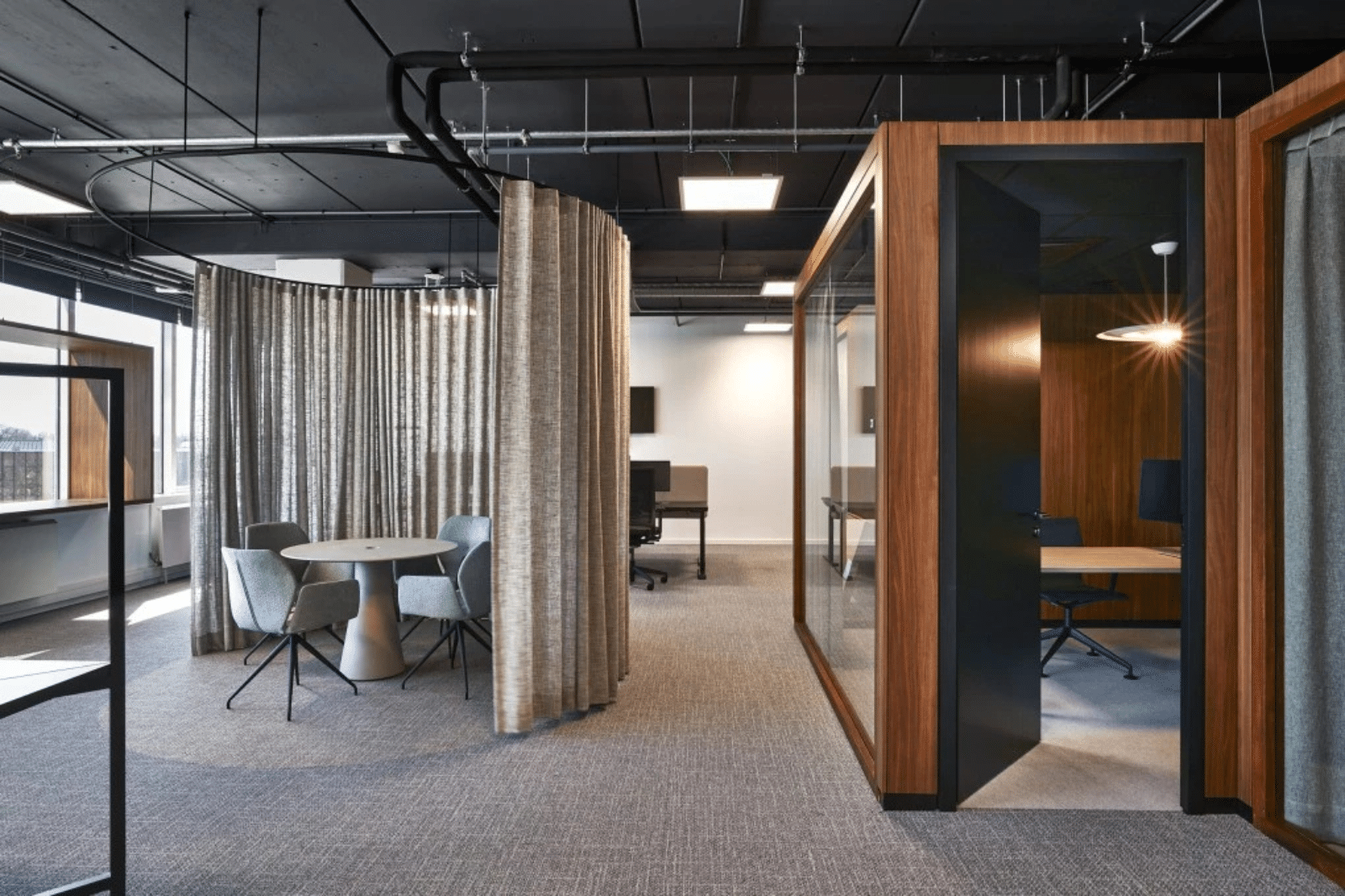 Kantoorinrichting voor een accounting- en consultancybedrijf